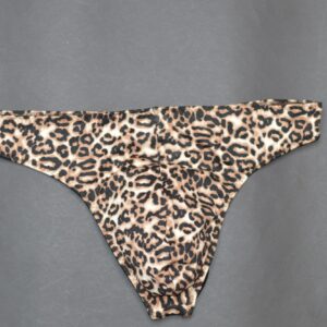 leopard print men's thong
