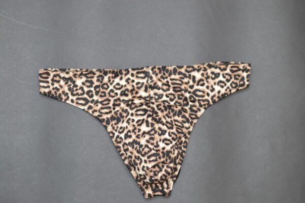 leopard print men's thong
